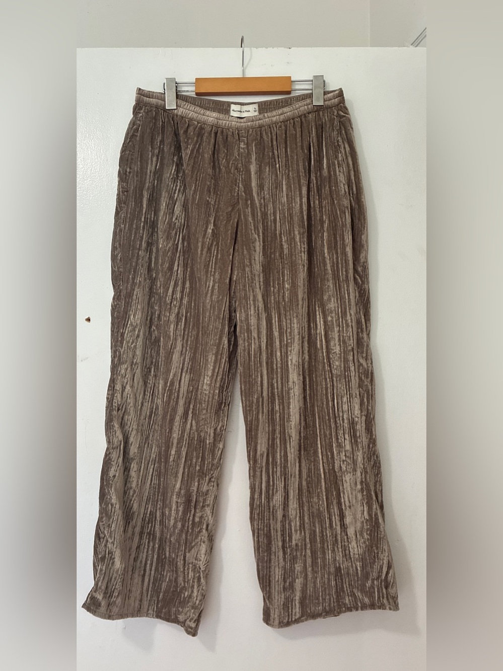 Abercrombie & Fitch Brown Velvet Pants